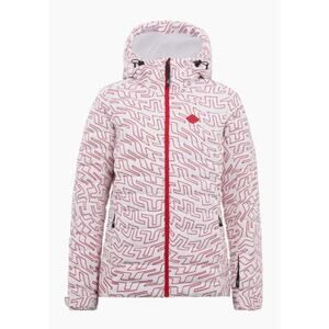 NWT J. Lindeberg W Thermic Pro Down Jacket Print Bridge Swirl White, Large, 535$